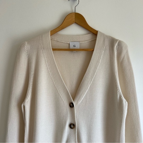 G.Label by Goop Erica Cardigan in Ecru - Picture 3 of 14